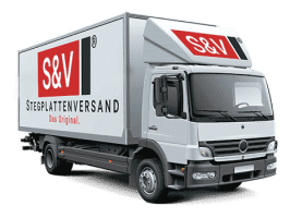 Transport van kunststof materialen bij S&V. Wij bezorgen de goederen met eigen transport snel en zorgvuldig