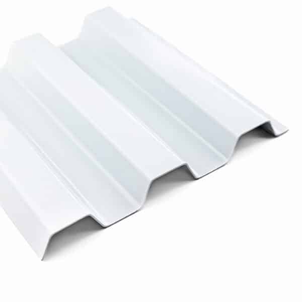 PVC lichtplaten damwand profiel dakplaten product foto op witte achtergrond