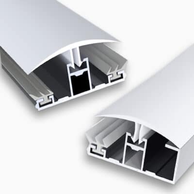 Aluminium PVC compleet profiel voor 16mm kanaalplaten