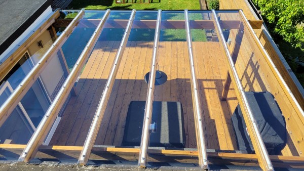 toepassing polycarbonaat platen op het dak