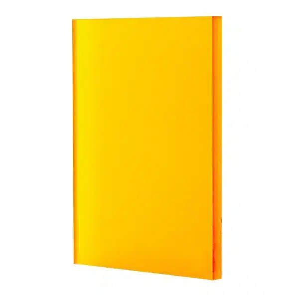 Plexiglas oranje kleur mat product foto deglas GS acrylglas