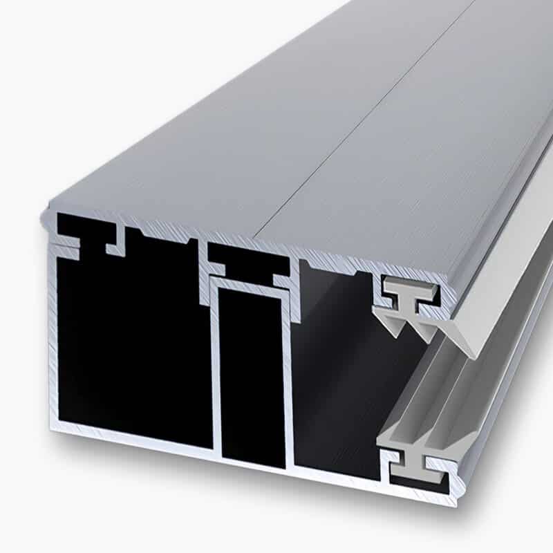 Rand profiel van aluminium - voor 16 mm kanaalplaten
