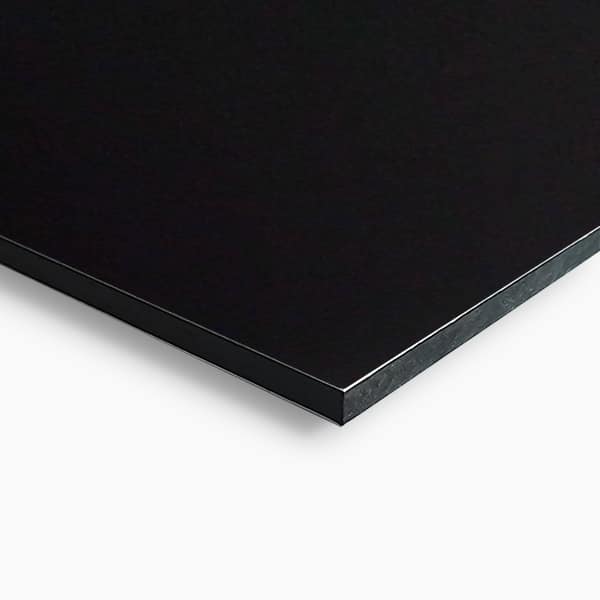 Composiet wandpaneel ALUCOM® zwart | 3 mm