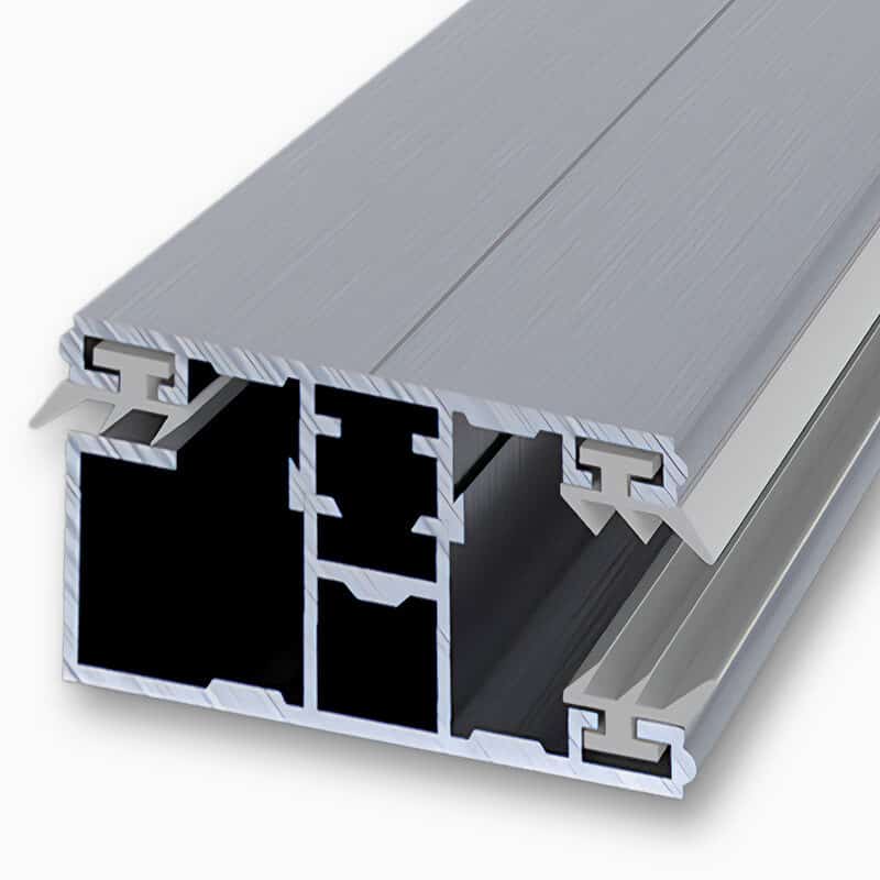 Rand profiel aluminium compleet systeem 10 mm