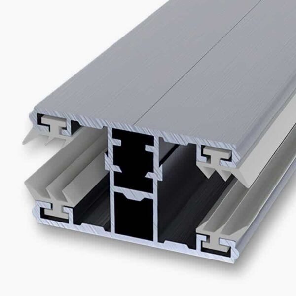 Midden profiel aluminium 8 mm