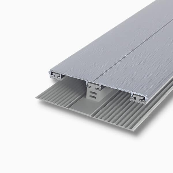 Midden profiel systeem 8-12 mm ESG VSG 60 mm breed | Aluminium rubber